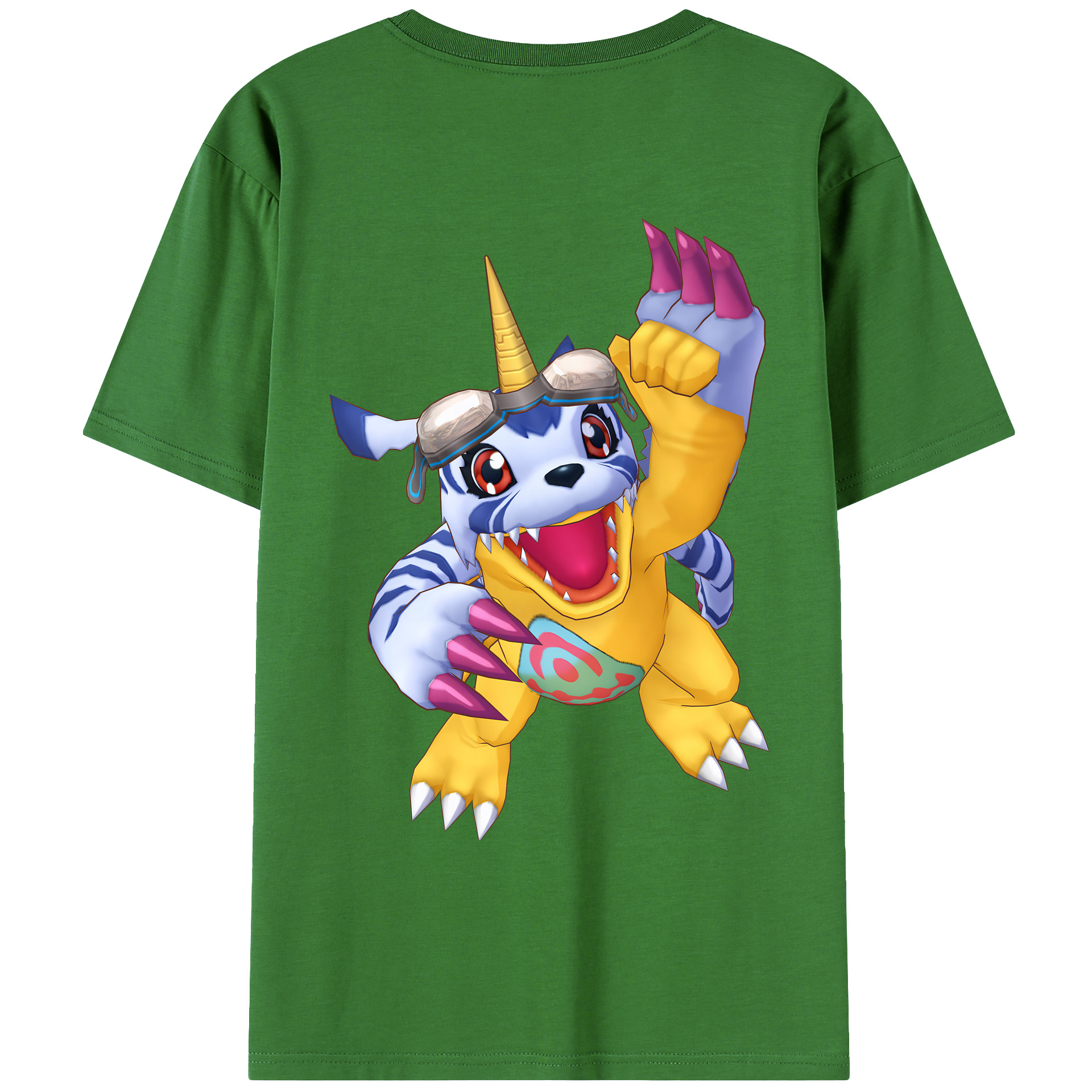 （画像用） Digimon デジタルモンスター/デジモン レディース半袖Tシャツ(バックプリント)